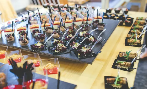delicious catering at the private hotel Lindtner