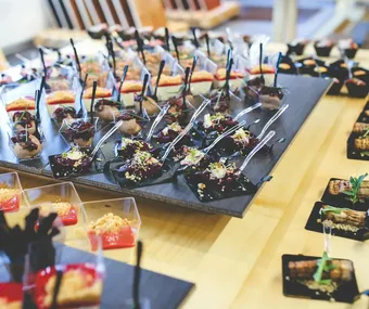 delicious catering at the private hotel Lindtner