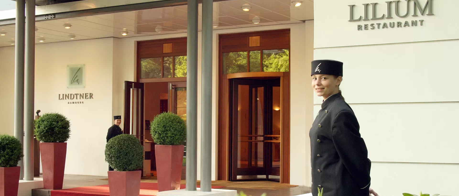Eingangsbereich Privathotel Lindtner